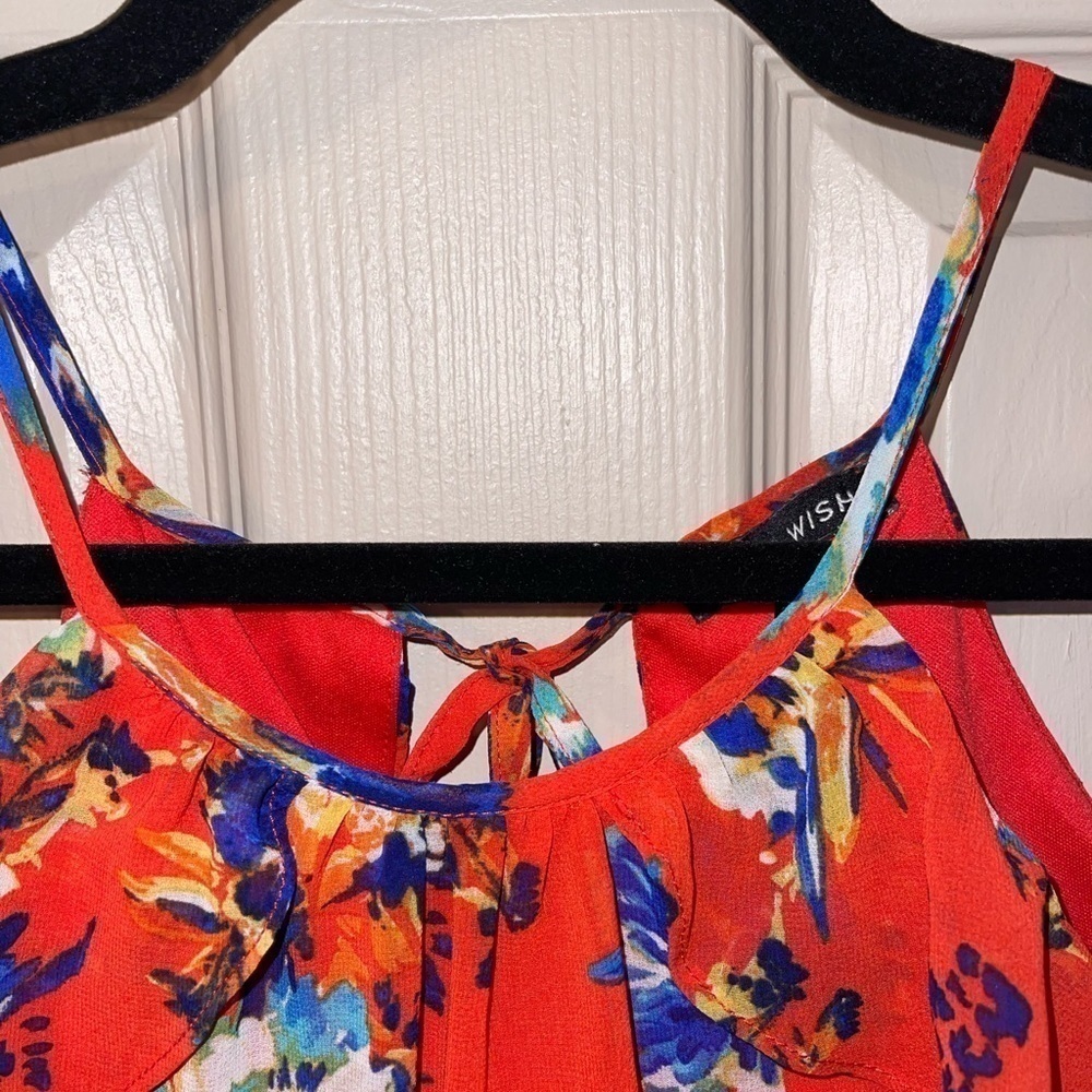 As U Wish Floral Cold Shoulder Mini Dress​ - Picture 3 of 6